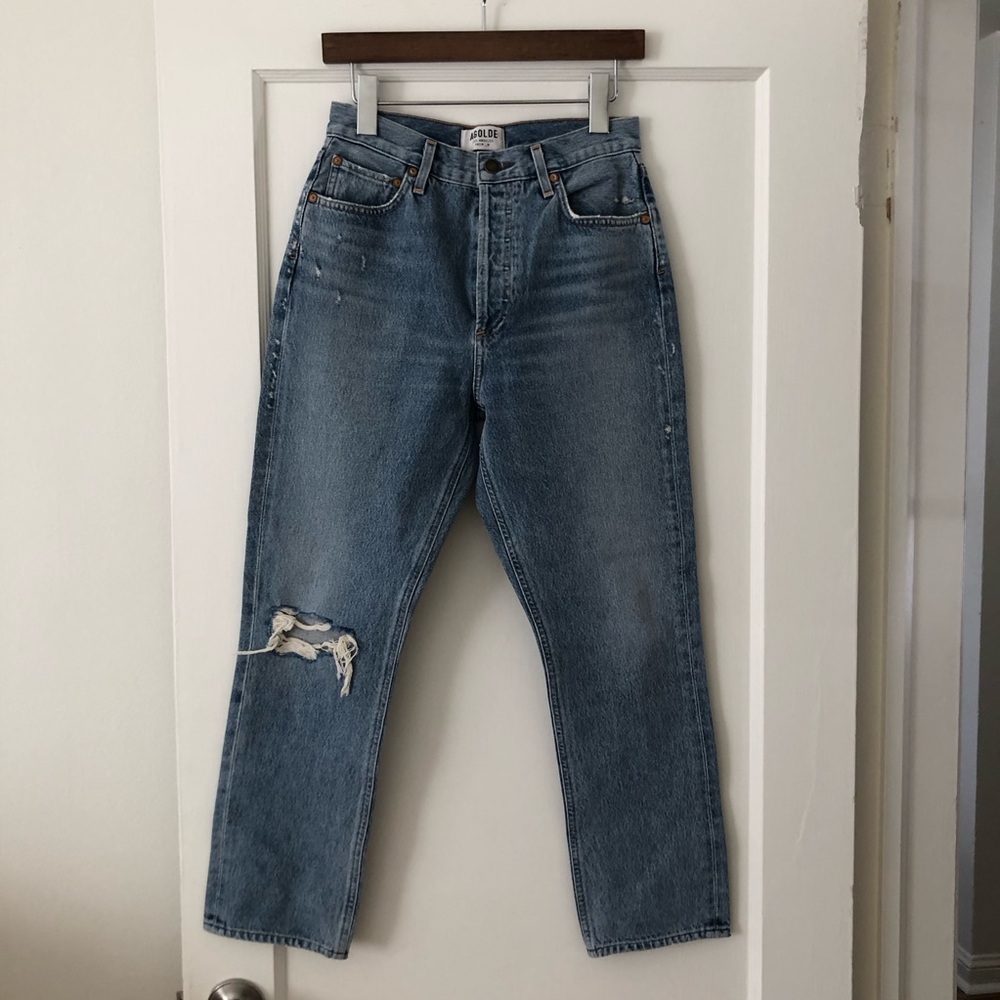 Agolde Riley crop Jean